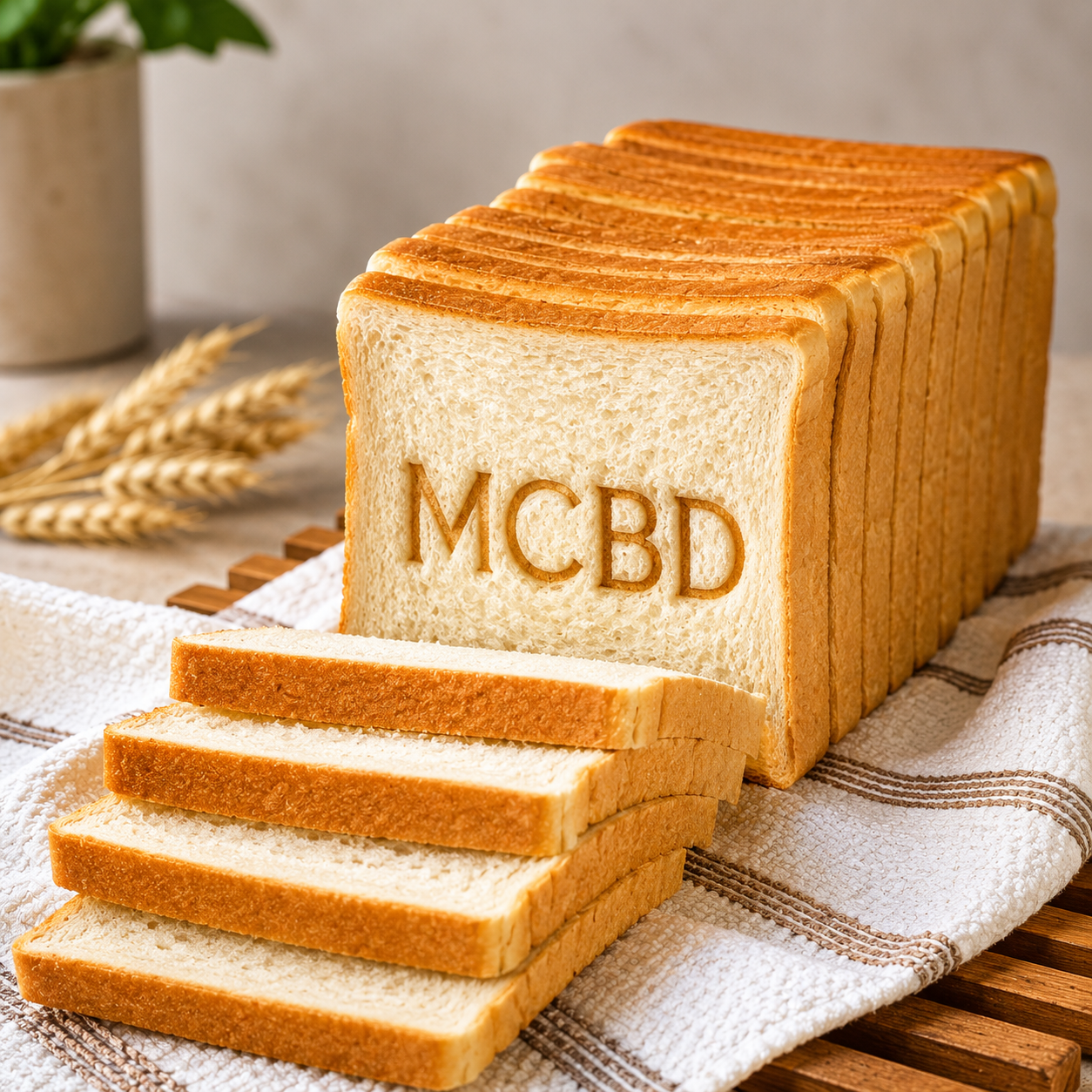 Freshly baked MCBD bread and bakery products